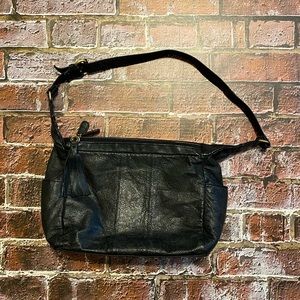 EUC Women’s Great American Leather Works Embossed Black Purse